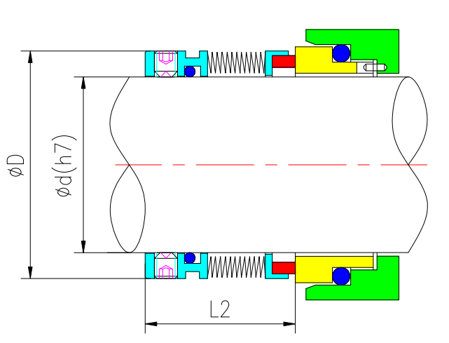 Metal Bellow Mechanical Seals M14M15M16